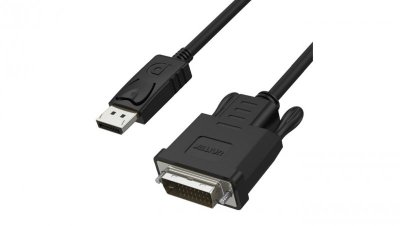 UNITEK PRZEWÓD DISPLAYPORT - DVI M 1,8M, Y-5118BA