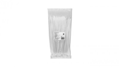 Qoltec Opaski zaciskowe wielorazowe/trytki 7.2*250mm Nylon66 UV Białe