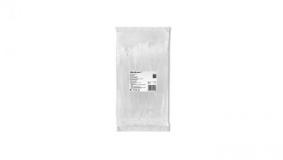 Qoltec Opaski zaciskowe wielorazowe/trytki 7.2*200mm Nylon66 UV Białe
