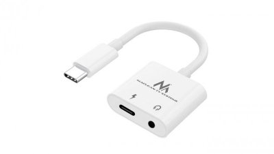 Adapter USB Type-C - 3,5mm mini jack z Power Delivery (PD) 30W Maclean, MCTV-848