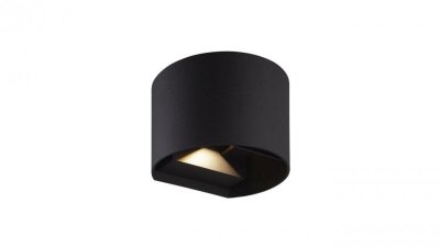 LED line LITE Kinkiet zewnętrzny LED 2x3W 3000K IP54 czarny CILINDER