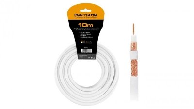 Przewód koncentryczny SAT RG6 1,13/4,8 Professional Premium LIBOX PCC113 /10m/