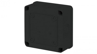 PUSZKA HERMETYCZNA NATYNKOWA CZARNA ABS 100X100X50 CZPI.100X100X50