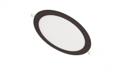 DOWNLIGHT podtynkowy OKRĄG 296x7 24W 4000K 1920lm Czarny