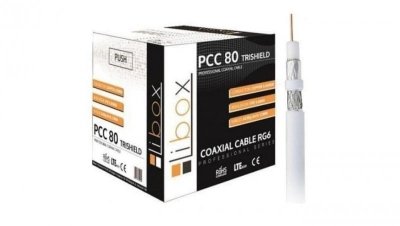 Kabel koncentryczny PCC 80 trishield 300m Libox