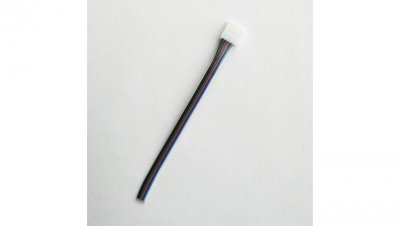 Złączka LED RGBW 12mm jednostronna z przewodem