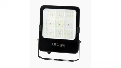 Naświetlacz projektor na boisko orlik LED line PRIME FLUX 100W 4000K 140lm/W 14000lm Asymetria T2 5 lat gwar.