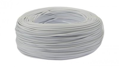 Przewód instalacyjny H07V-K / LgY 1,5 750V biały linka giętka Elektrokabel 25m