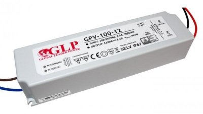 GPV-100-15 Zasilacz impulsowy do LED 100W 15V/6,7A IP67 hermetyczny