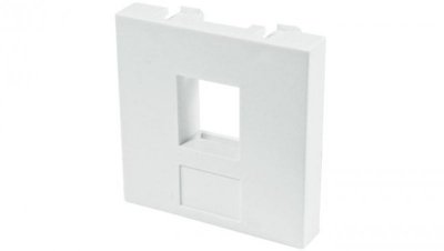Adapter keystone pojedynczy 2M 45x45 biały Mediabox