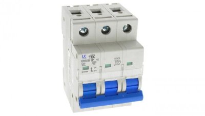 Wyłącznik instalacyjny nadprądowy nadmiarowoprądowy 3P 3M C 50A 6kA 491454 EBS9B