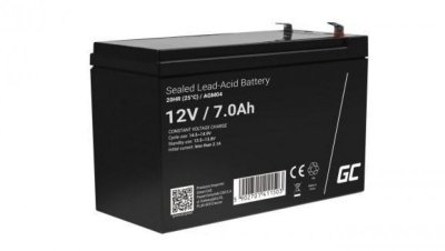 AKUMULATOR AGM Green Cell VRLA 12V 7Ah