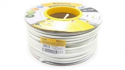PRZEWÓD KONCENTRYCZNY TELEVES CXT 1.02 CU 79 PVC ref. 2128 - 1m (wewnętrzny)