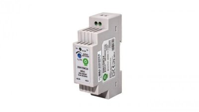 Zasilacz POS na szynę DIN 15W 24V DC 0,6A DIN15W24