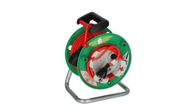 Przedłużacz bębnowy Bretec Brennensthul Akyga AK-CR-03 1 gniazdo 3x1.5 mm IP20 25m