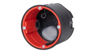 Puszka instalacyjna podtynkowa fi:68x62mm przeciwpożarowa z membraną BS3700 2,5mm2 2xM25 bezhalogenowa ppoż F-TRONIC