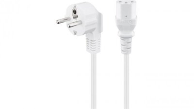 Kabel przyłączeniowy kątowy do urządzeń chłodniczych, 5 m, biały - Długość kabla 5 m