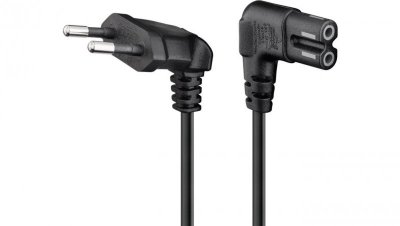 Kabel przyłączeniowy Euro, 3 m, czarny - Długość kabla 3 m