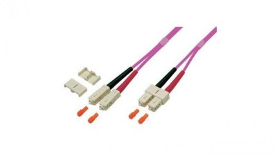Patchcord światłowodowy OM4 50/125 MM SC-SC Duplex /3 m/