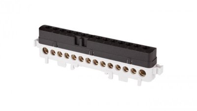 Listwa przyłączeniowa izolowana 14-otworów 101A IP20 czarno-szara LPI-14s A18-1038