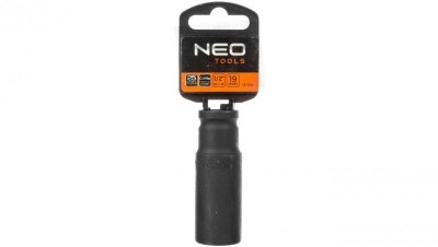 Nasadka udarowa 1/2cala długa, 19mm L78mm CR-MO 12-319