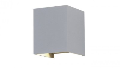 Oprawa elewacyjnaVT-759-12 12W-WALL LAMP WITH BRIDGELUX CHIP COLORCODE:4000k GREY SQUARE 8532