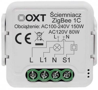 Moduł OXT mini ściemniacz 1 obwód ZigBee TUYA