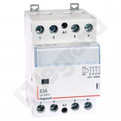 SM463 STYCZNIK MODUŁOWY 63A 4Z 3M 230V AC