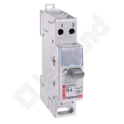 LP412 ŁĄCZNIK PRZYCISKOWY 20A BISTABILNY 1Z+1R 230V AC