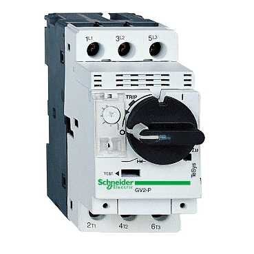 Schneider Electric Wyłącznik silnikowy TeSys GV2P napęd obrotowy 4-6,3A zaciski skrzynkowe, GV2P10