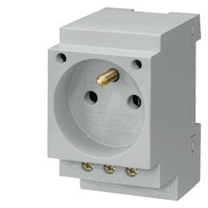 5TE6 GNIAZDO 1X Z/U 16A 2.5M NA SZYNĘ TH35