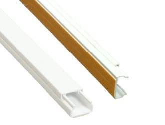 MKI 15X25 TS KANAŁ KABLOWY 2M BIAŁY Z TAŚMĄ SAMOPRZYLEPNĄ