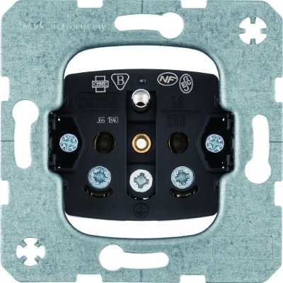 ONE PLATFORM MECHANIZM GNIAZDO 1X Z/U ZACISKI ŚRUBOWE 16A 250V /