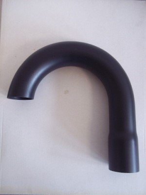 ZKZ 75 KOLANKO ZWROTNE 180ST PRZYŁĄCZENIOWE DO BE75 CZARNY