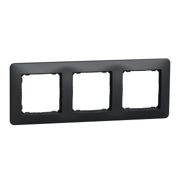 Schneider Electric, Sedna Design, Ramka 3-krotna, czarny antracyt, SDD314803