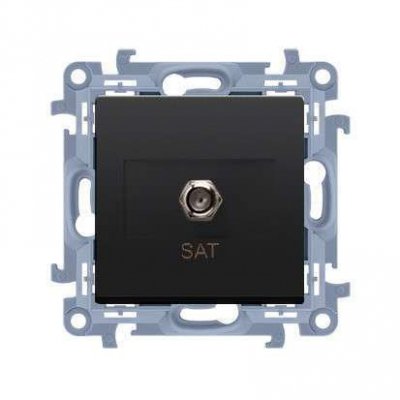 SIMON 10 MODUŁ CZARNY MAT GNIAZDO TV TYP F