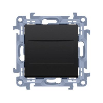 SIMON 10 MODUŁ CZARNY MAT ZAŚLEPKA Z MOSTKIEM