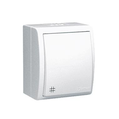 SIMON AQUARIUS BIAŁY ŁĄCZNIK NT KRZYŻOWY IP54 ZACISKI ŚRUBOWE 10AX 250V