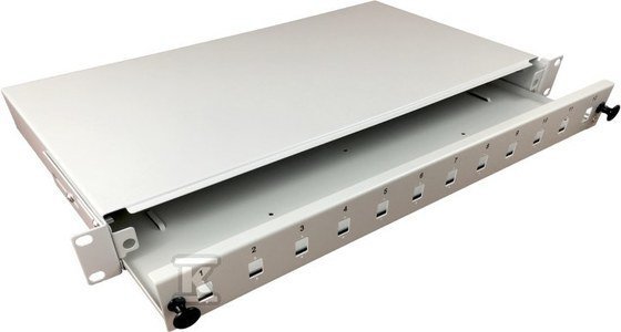 PRZEŁĄ. FO 12XSCSX/LCDX 19&quot; 1U WYSUWAN