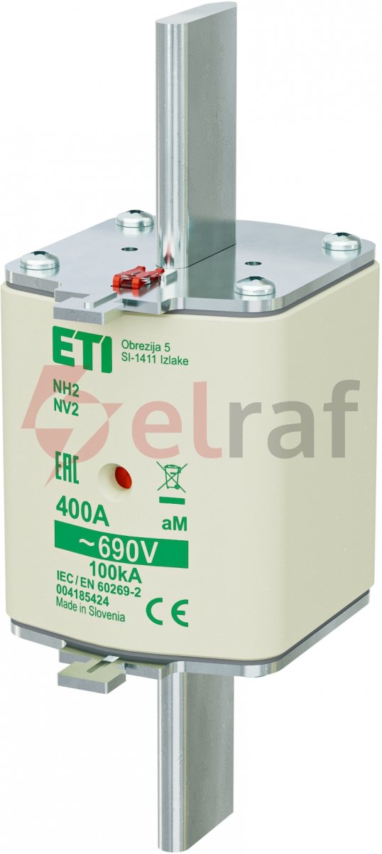 Wkładka bezpiecznikowa NH2 400A aM 690V 004185424
