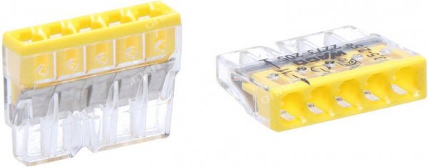 ZŁ.INST.5X2.5MM2 PRZEZR/ŻÓŁTA OPK=10