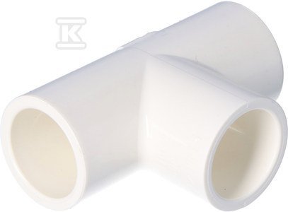 TRÓJNIK RÓWNOPRZELOTOWY KW/KW/KW PVC 1