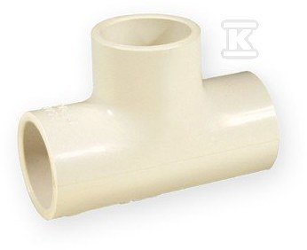 TRÓJNIK RÓWNOPRZEL KW/KW/KW 6/4&quot; PVC-C
