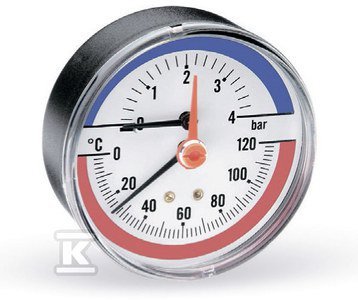 TERMOMANOM.F+R 818,120C,0-4 BAR,1/2&quot; TY?