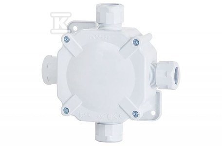 PUSZ.HERMETYK 11P 122X44X105 IP67 SZARA