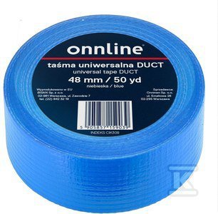TAŚMA ONNLINE 48MM/50YD NIEBIESKA DUCT