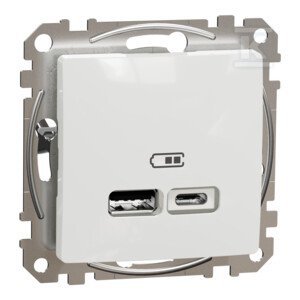GN.USB 2,4A BIAŁY SEDNA DES