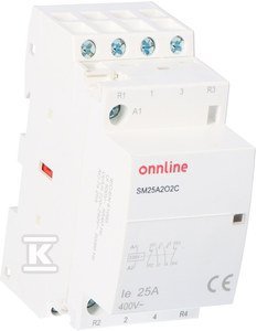 STYCZNIK MOD.2NO+2NC 25A 230V AC ONNLINE