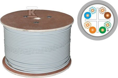 KABEL F/UTP KAT.6 INDOOR PVC ECA 305