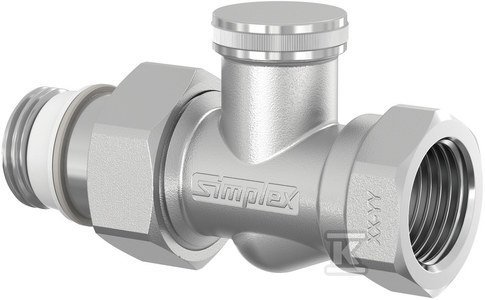 ZAWÓR POWROTNY PROS.1/2&quot;X1/2&quot; NIKL.STD